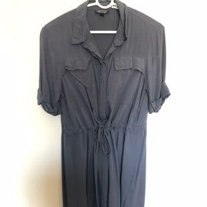 Topshop Drawstring Dress